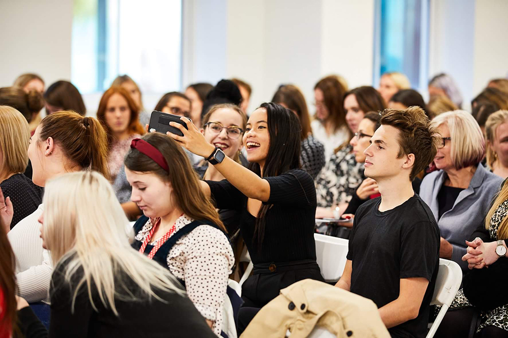 Spotted: caught taking selfies. Photo by David Lindsay.